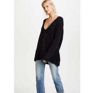 Free People Lofty V-Neck Sweater